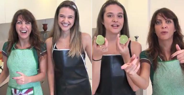 Juliana Paiva e Thalita Rebouças ensinam receitas na internet