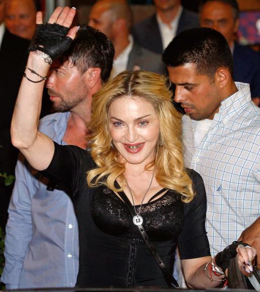 O sorriso fashion de Madonna
