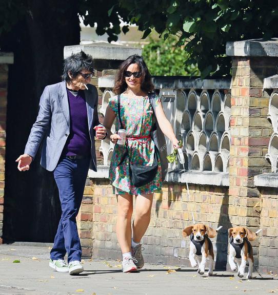 Ronnie Wood e a nova rotina
