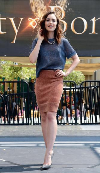 Elegante Lily Collins
