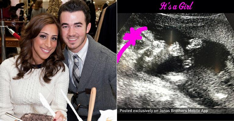 Kevin Jonas será papai de uma menina. Veja o ultrassom!