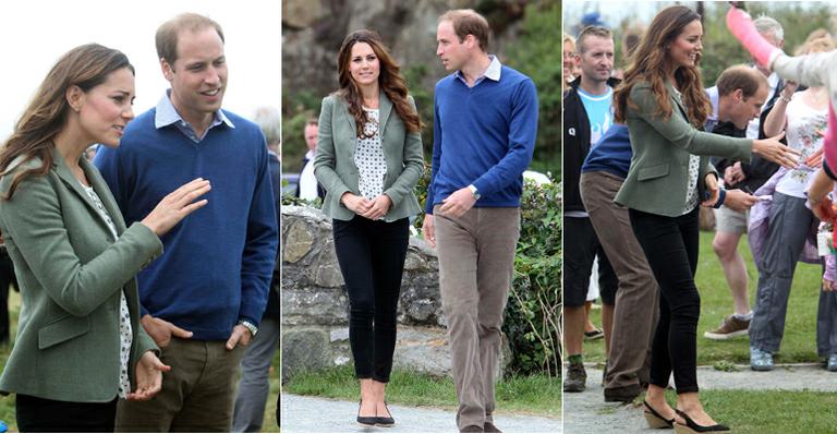 Kate Middleton aparece de surpresa em evento com o príncipe William