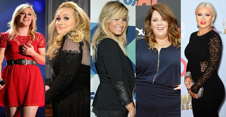 Não me chame de gorda! Veja 12 estrelas que foram criticadas pelo peso