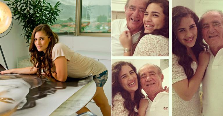 Lívian Aragão, filha do Renato Aragão, mantém a boa forma com futebol e skate