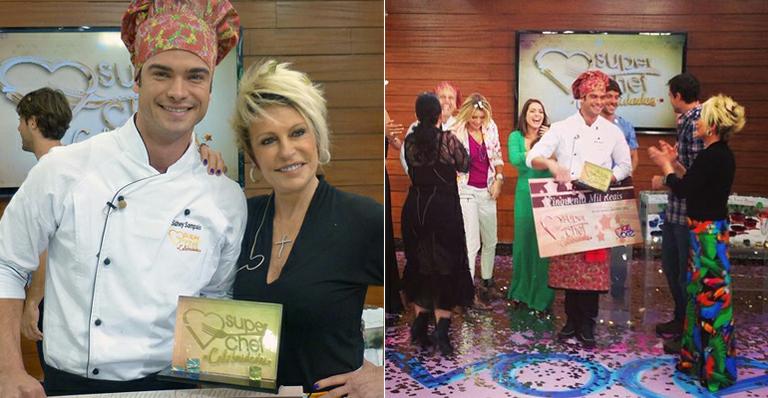 Sidney Sampaio vence o quadro Super Chef 2013 no ‘Mais Você’