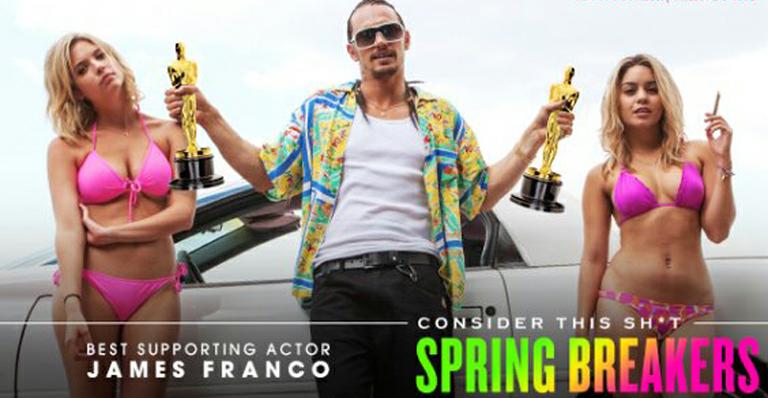 James Franco faz campanha para ser indicado ao Oscar 2014