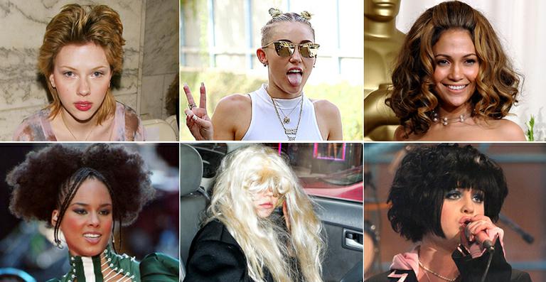 22 penteados das celebridades para você nunca fazer igual!