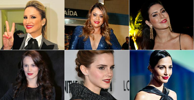 O poder do batom vermelho. Saiba o motivo da cor ser considerada a mais sexy