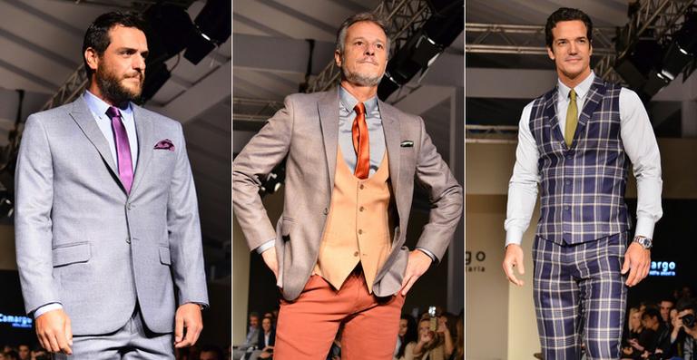 Galãs desfilam em evento de São Paulo