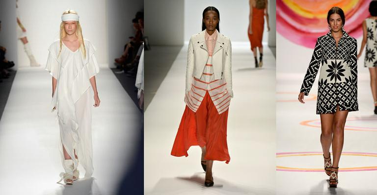 NYFW: Primeiro dia é marcado por efeito óptico e silhueta ampla