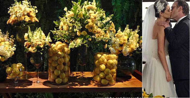 Casamento de Sangue Bom inspira decoração monocromática e moderna