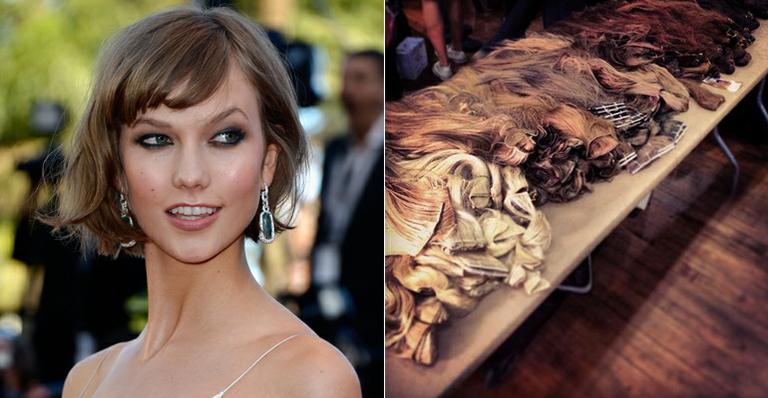 NYFW 2014: Karlie Kloss mostra o truque que as modelos usam para alongar os cabelos