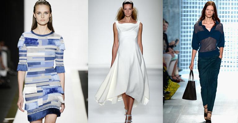 NYFW: Azul e branco são as cores do terceiro dia