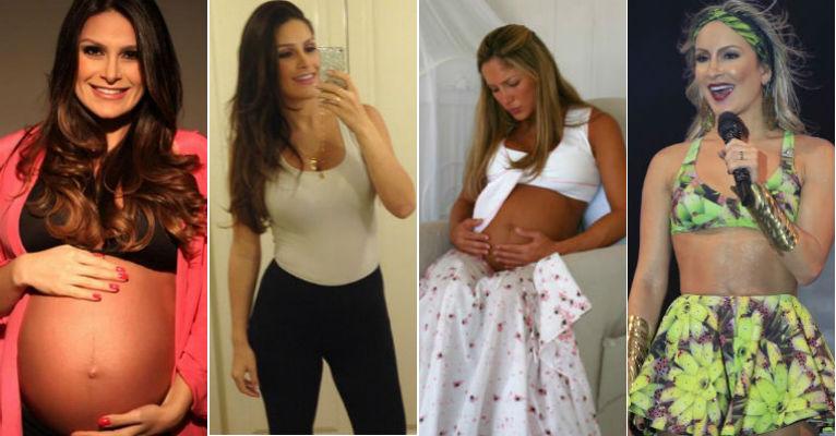 Emagrecer depois da gravidez: Veja em quanto tempo as famosas perderam os quilos conquistados na gestação!
