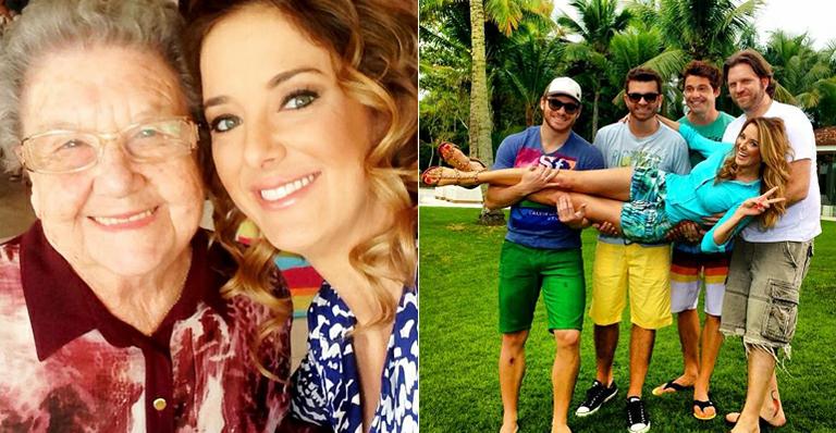 Ticiane Pinheiro grava chamada de programa com Palmirinha Onofre e ‘Homens Gourmet’