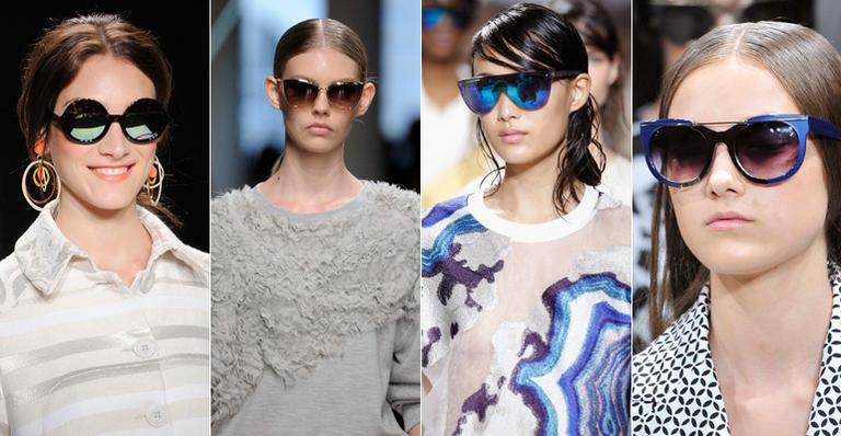 NYFW: Óculos redondo, gatinho e espelhado são tendências para o verão 2014