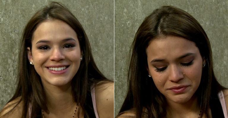 Bruna Marquezine chora ao falar sobre apoio dos fãs