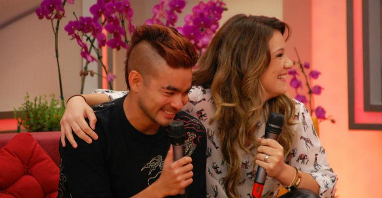 Yudi e Priscilla se reencontram no Programa da Tarde