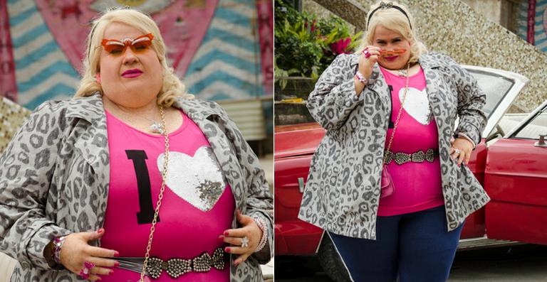 Vera Holtz surge com novo look na novela Saramandaia