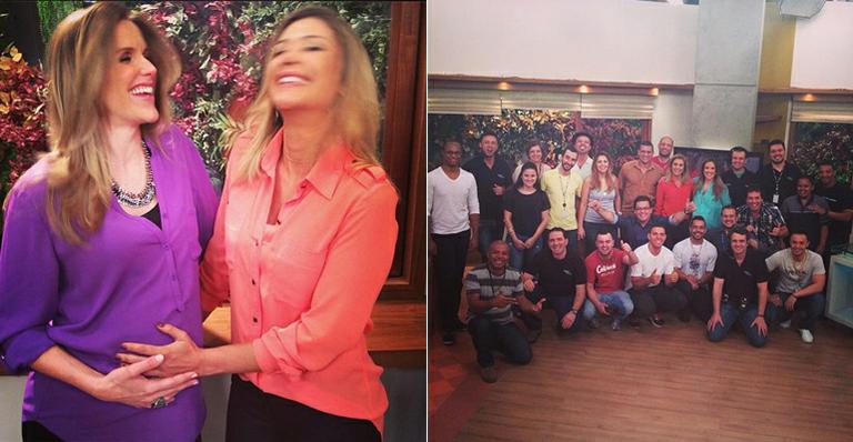 Grávida de 9 meses, Mariana Ferrão se despede do programa ‘Bem Estar’, na Globo