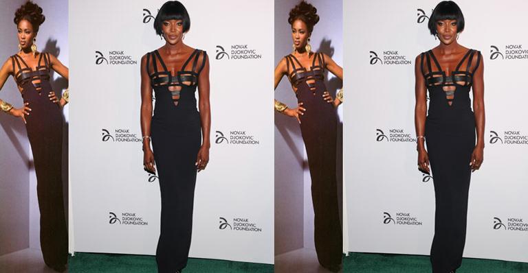 Naomi Campbell usa o mesmo vestido de 21 anos atrás