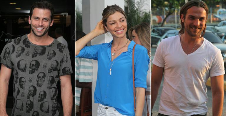 Elenco assiste ao último capítulo de Flor do Caribe