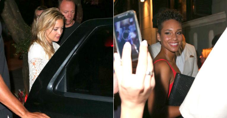 Kate Hudson e Alicia Keys curtem balada no Rio de Janeiro