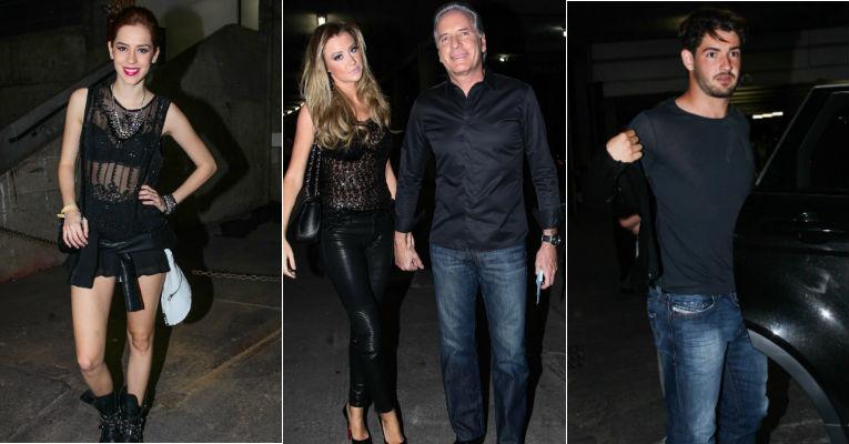 Roberto Justus com a namorada e mais famosos vão ao show de Beyoncé em São Paulo