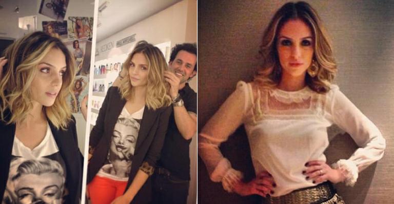 Carol Celico, mulher de Kaká, muda o visual e fica mais loira