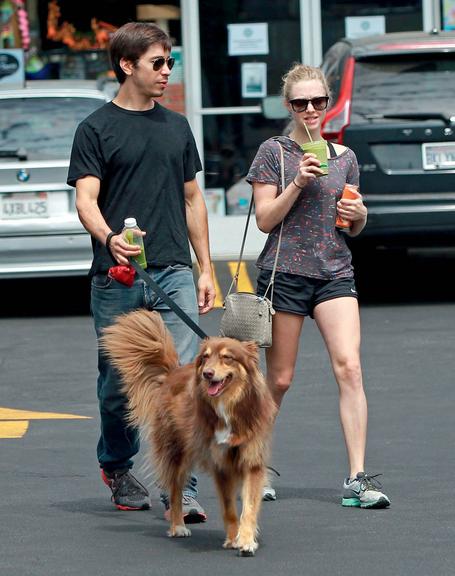 Casal Justin Long e Amanda Seyfried