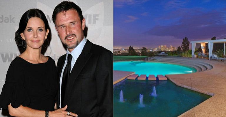 Separados, Courteney Cox e David Arquette colocam mansão à venda em Beverly Hills