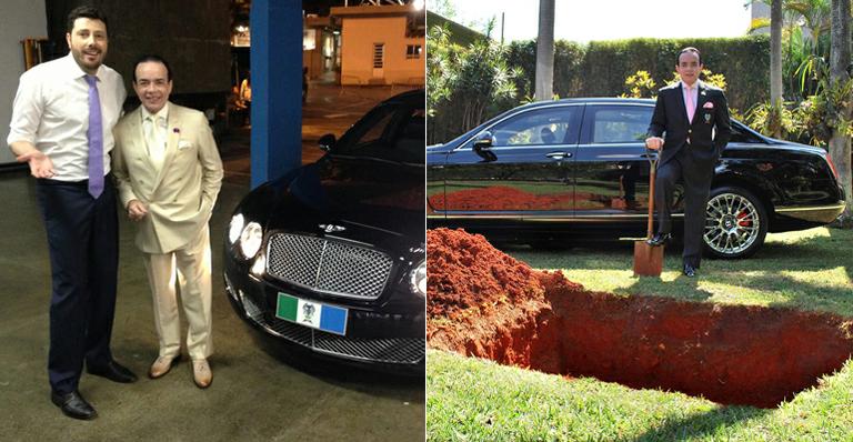 “Não estou maluco, nem usando drogas”, diz Chiquinho Scarpa sobre enterro de carro