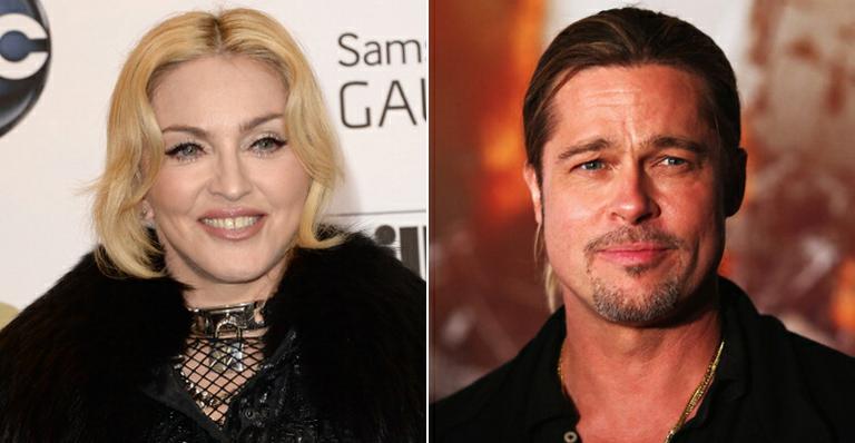 Madonna diz ter sonhado com Brad Pitt em sua cama