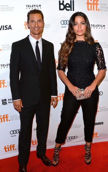 Matthew McConaughey e sua Camila Alves