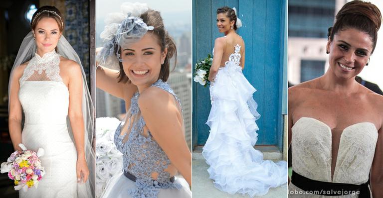 Vestido de noiva: a posição da transparência é determinada pelo tipo físico