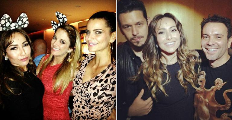 Sabrina Sato e Ticiane Pinheiro curtem festa do stylist Matheus Mazzafera em São Paulo