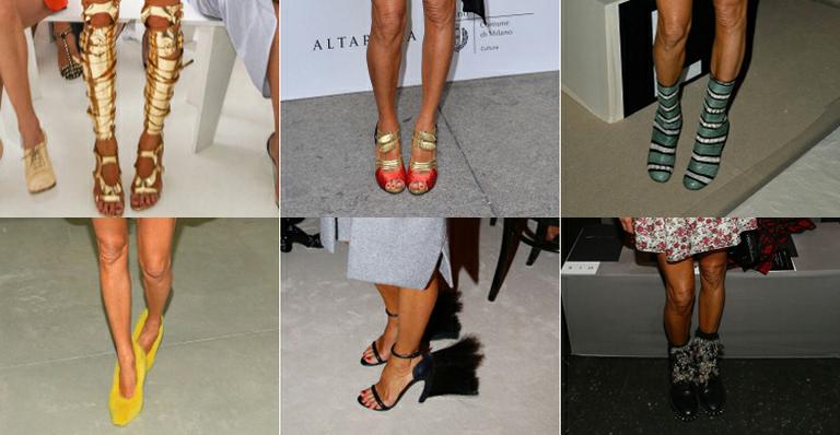Anna Dello Russo: veja os sapatos incríveis – e extravagantes – da fashionista