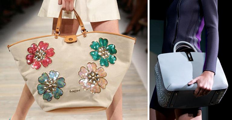 Bolsa com flores em 3D é o must have do verão europeu