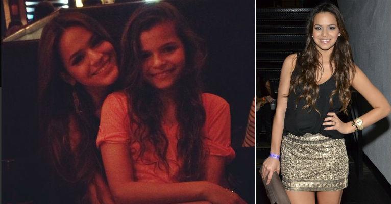 Bruna Marquezine torce pela irmã na novela Em Família