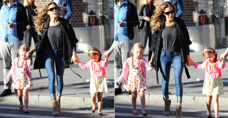 Aos 4 anos de idade, filhas de Sarah Jessica Parker já se vestem sozinhas