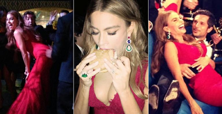 Emmy 2013: Sofia Vergara imita Miley Cyrus em festa pós-prêmio