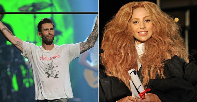 Adam Levine, vocalista do Maroon 5, troca farpas com Lady Gaga nas redes sociais