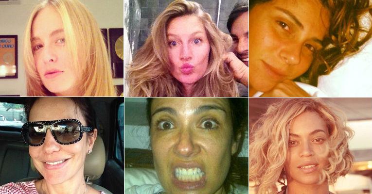 30 famosas que se renderam aos autorretratos sem maquiagem no Instagram. Veja as fotos!
