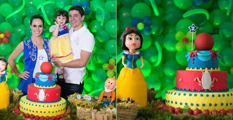 Fernanda Pontes mostra detalhes da festa de aniversário de sua filha, Maria Luiza