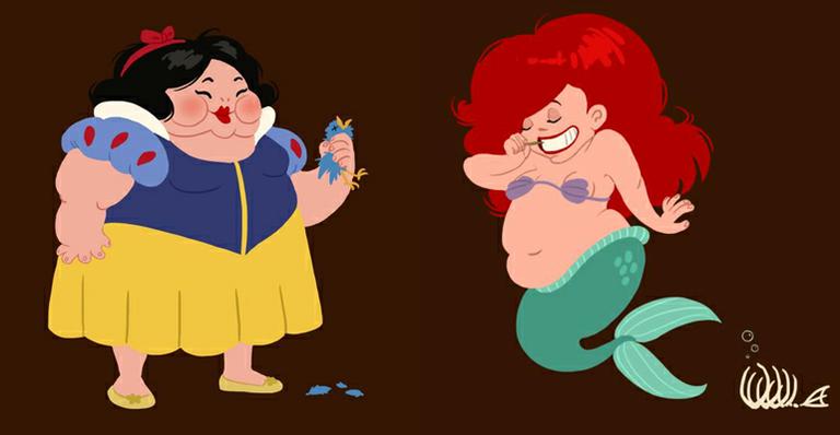 Adolescente nos EUA cria abaixo-assinado para Disney criar princesas gordinhas