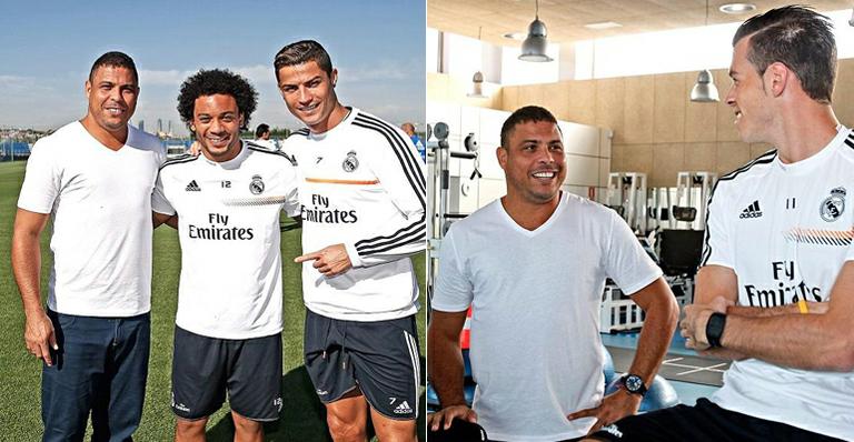 Ronaldo visita seu ex-clube na Espanha e se encontra com Cristiano Ronaldo e Bale