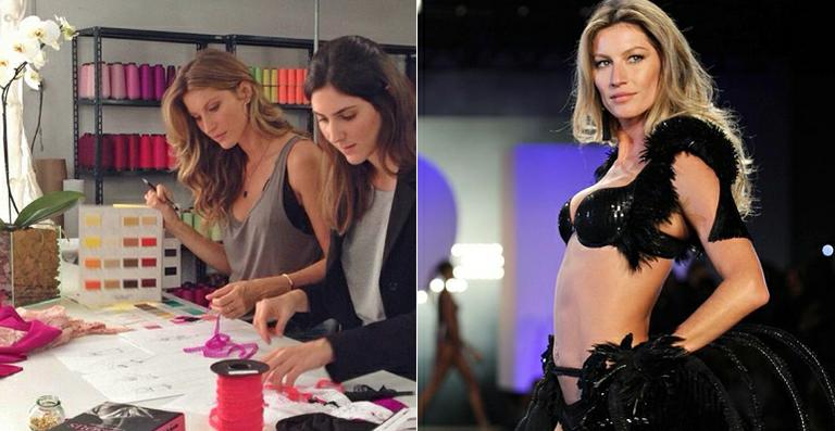 Gisele Bündchen cria sua nova coleção de lingerie