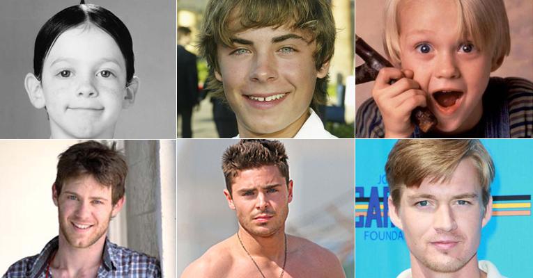 Surpreendente! Veja 21 famosos que cresceram e viraram galãs!