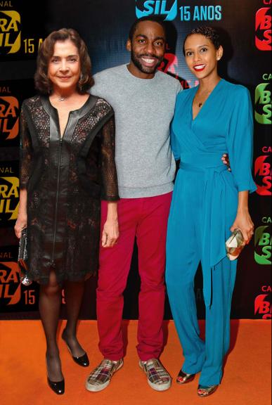 Betty Faria, Lázaro Ramos e Taís Araújo