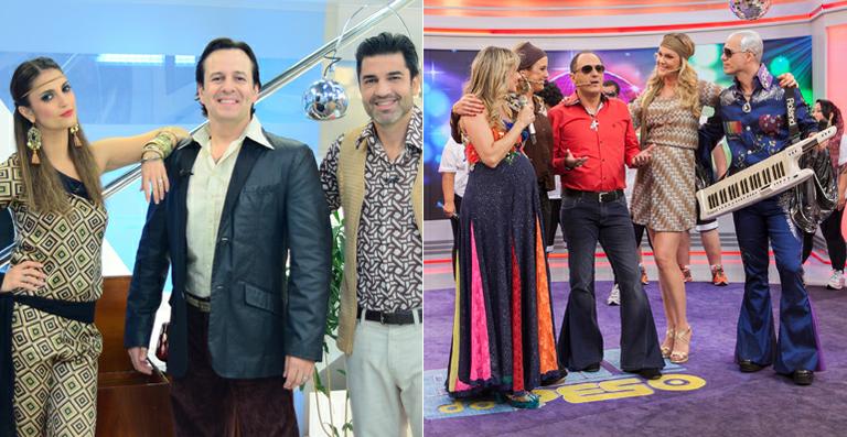 Apresentadores da Record usam looks inspirados na década de 1970